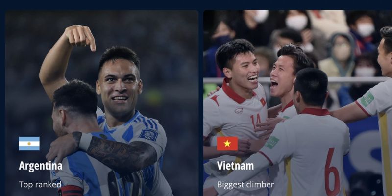 BXH 14 Những hạng mục có tại BXH KQBD