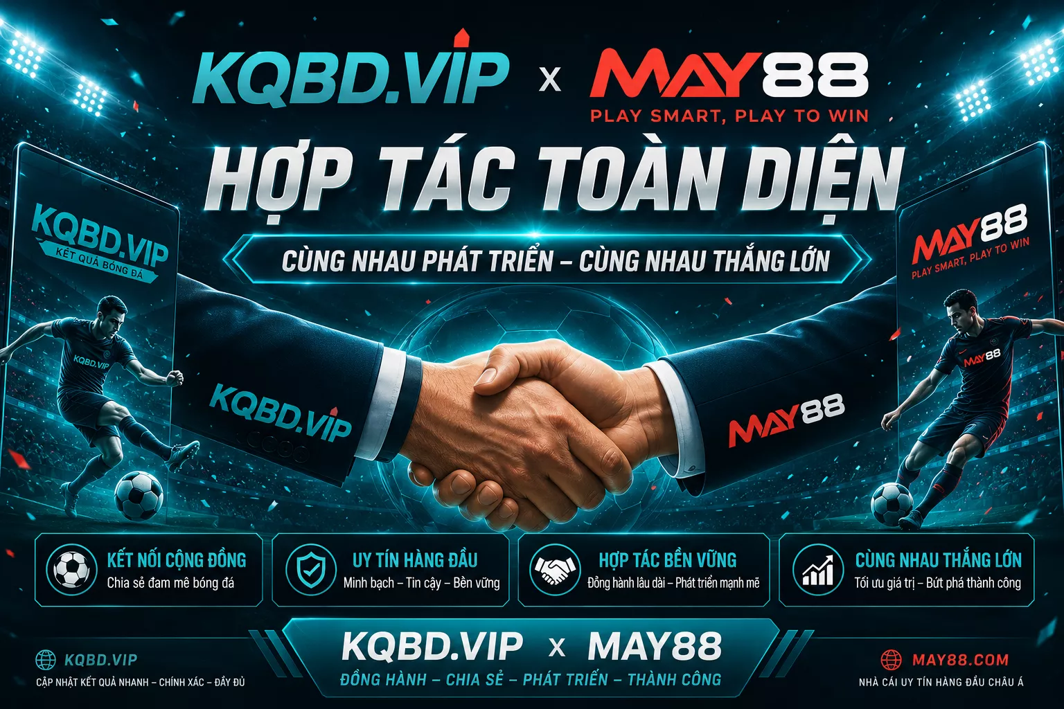 KQBD Hợp Tác Với MAY88